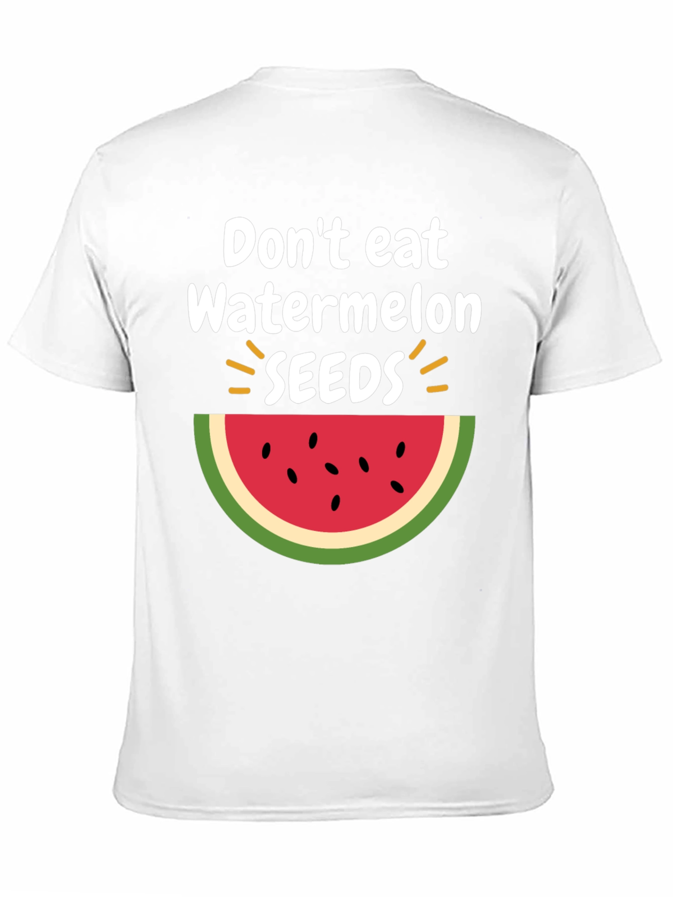Dont Eat Watermelon Seeds T-Shirt Fun Summer Tee