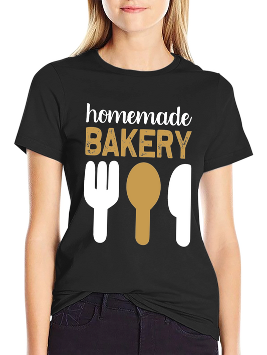 Homemade Bakery Graphic Tee - Food Lovers T-Shirt