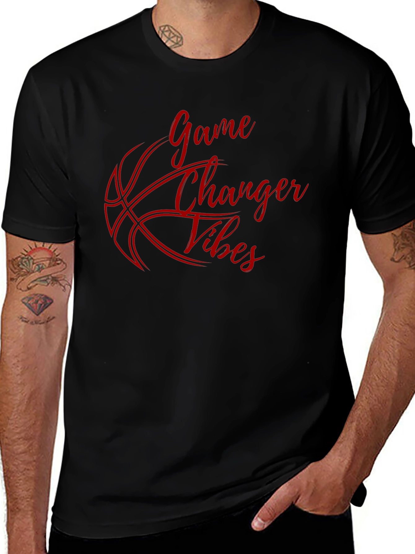 Game Changer Vibes Graphic Tee - Black