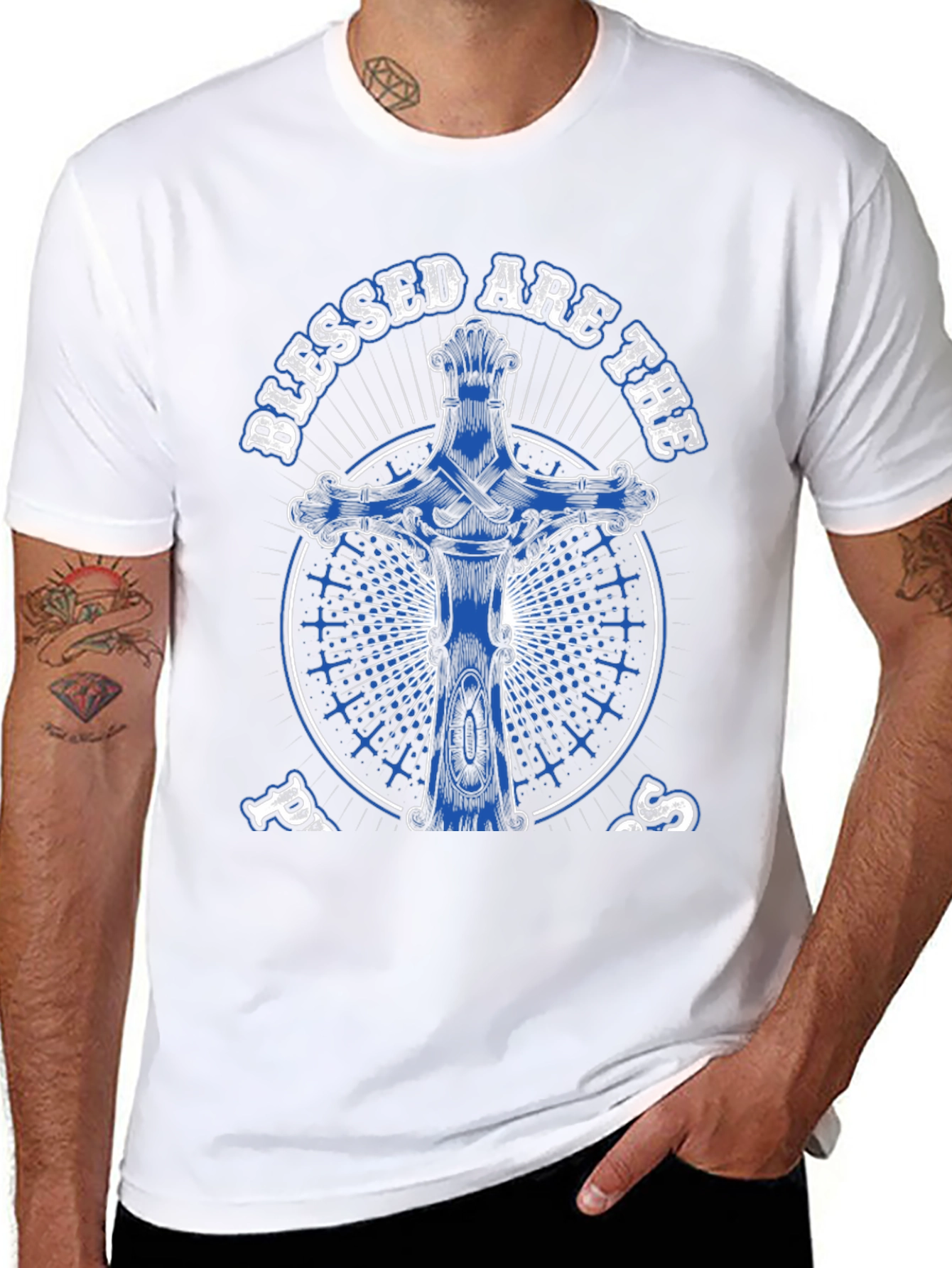 Blessed Are The Peacemakers Graphic T-Shirt