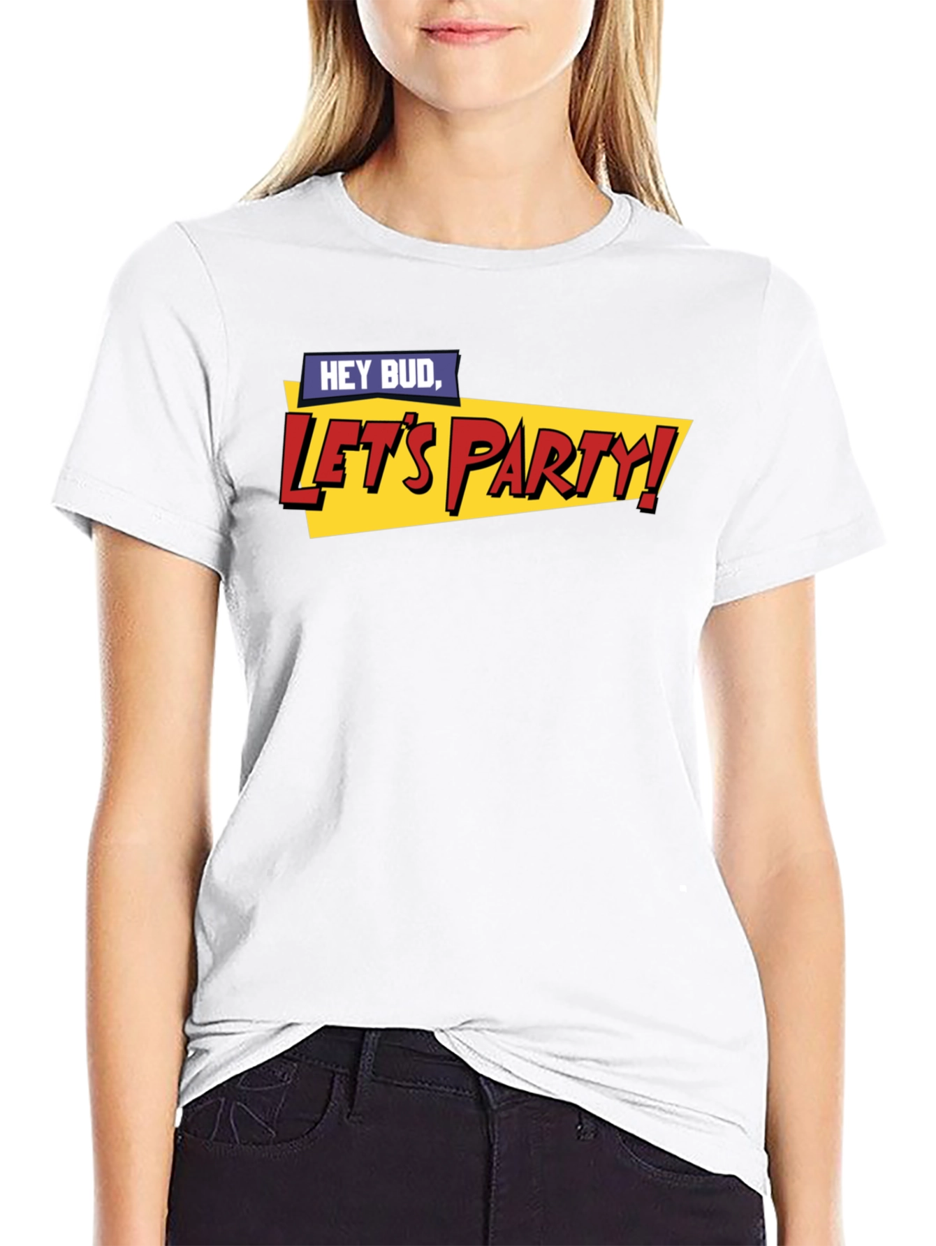 Hey Bud Lets Party! Graphic T-Shirt