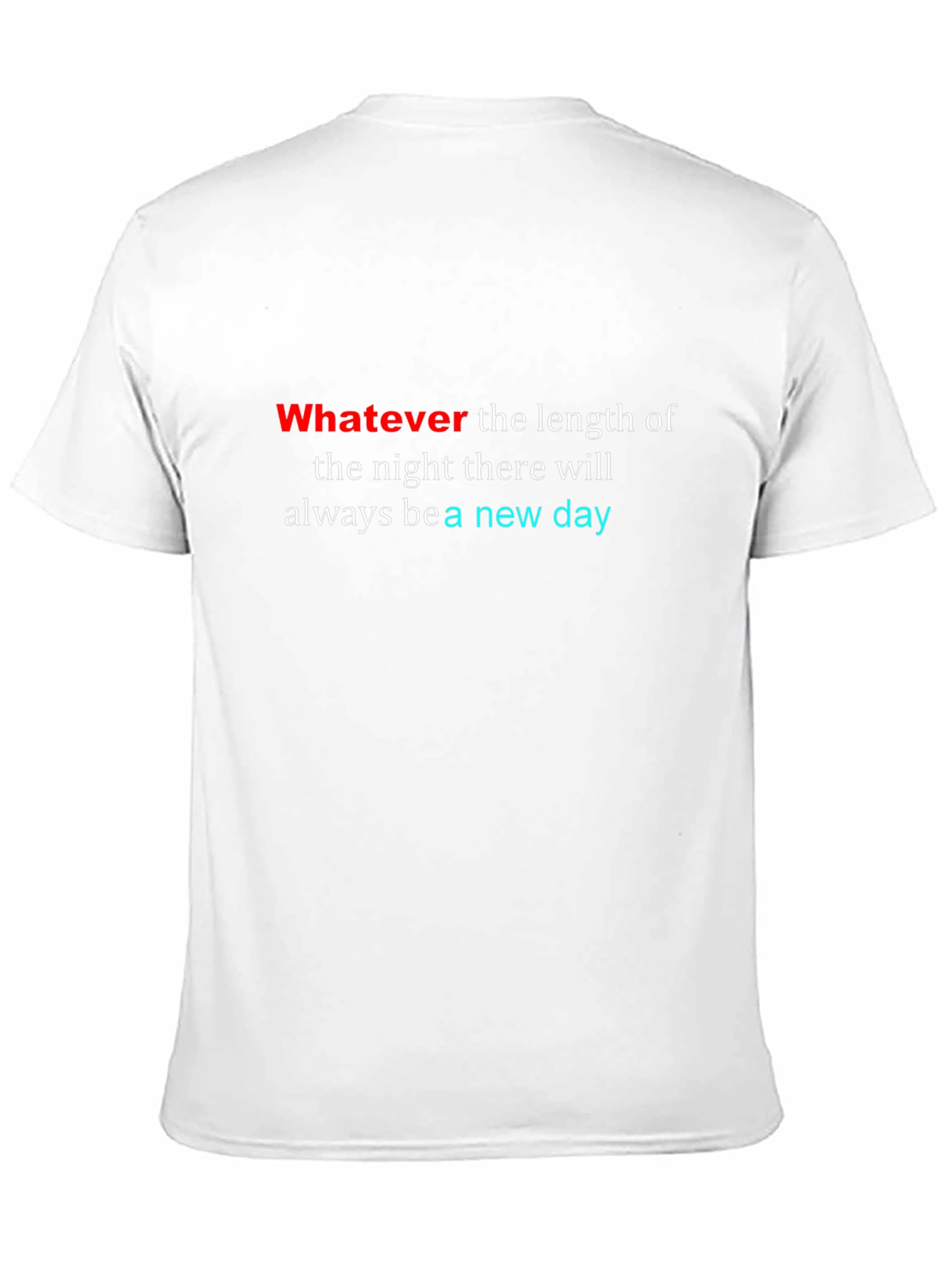 Inspirational New Day Black T-Shirt