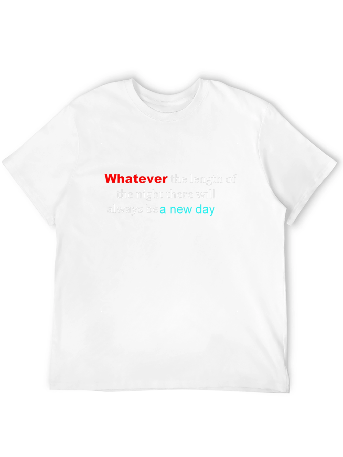 Inspirational New Day Black T-Shirt