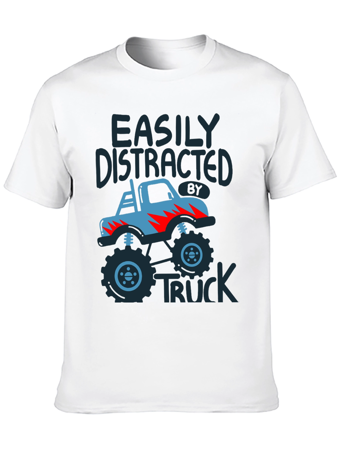 Easily Distracted by Truck Graphic Tee