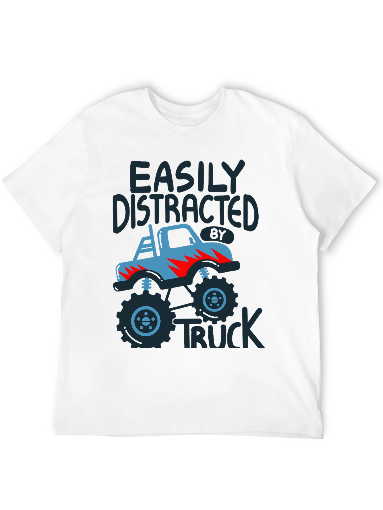 Easily Distracted by Truck Graphic Tee