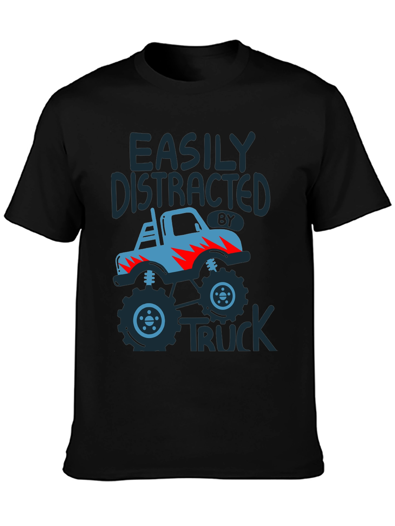 Easily Distracted by Truck Graphic Tee
