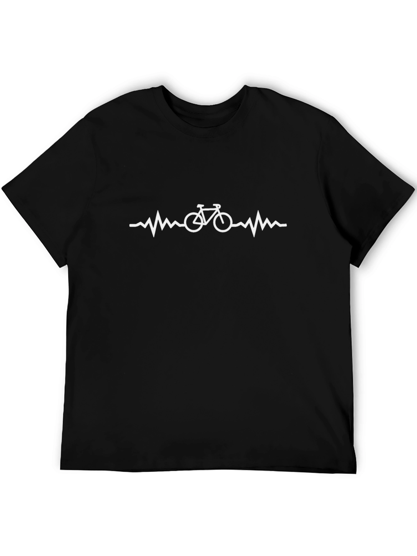 Bike Heartbeat T-Shirt - Cyclist Gift