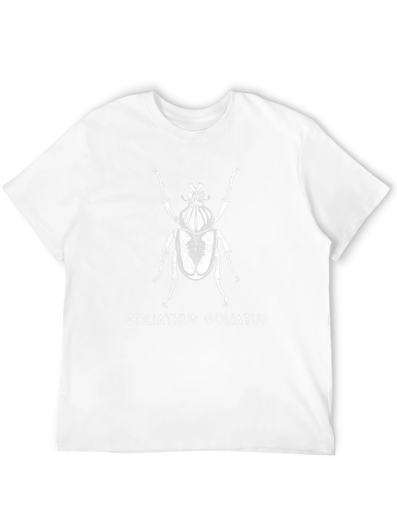 Goliathus Beetle Graphic Tee - Black Insect T-Shirt