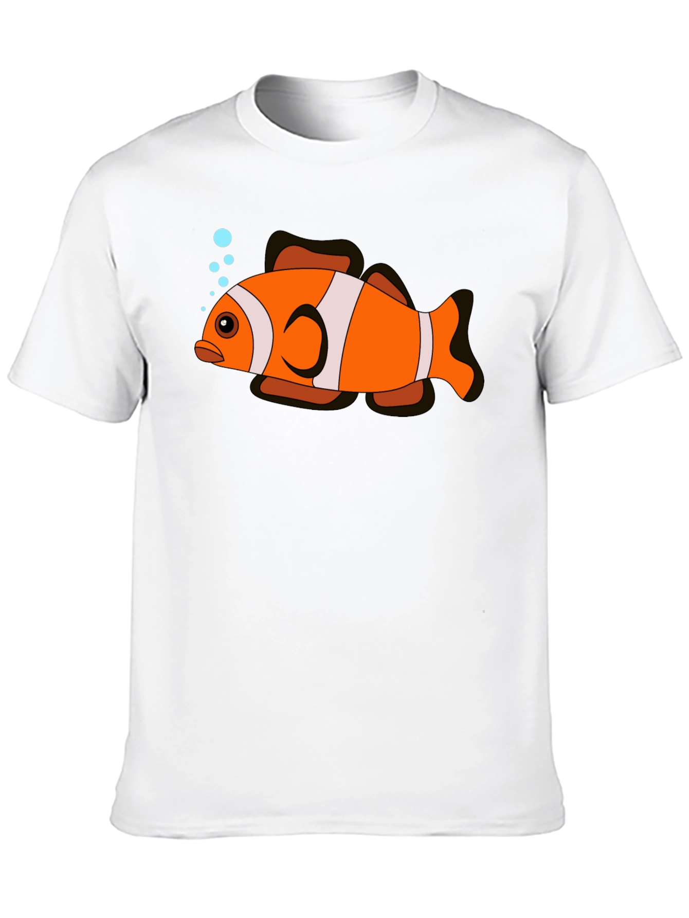 Clownfish Graphic Black T-Shirt