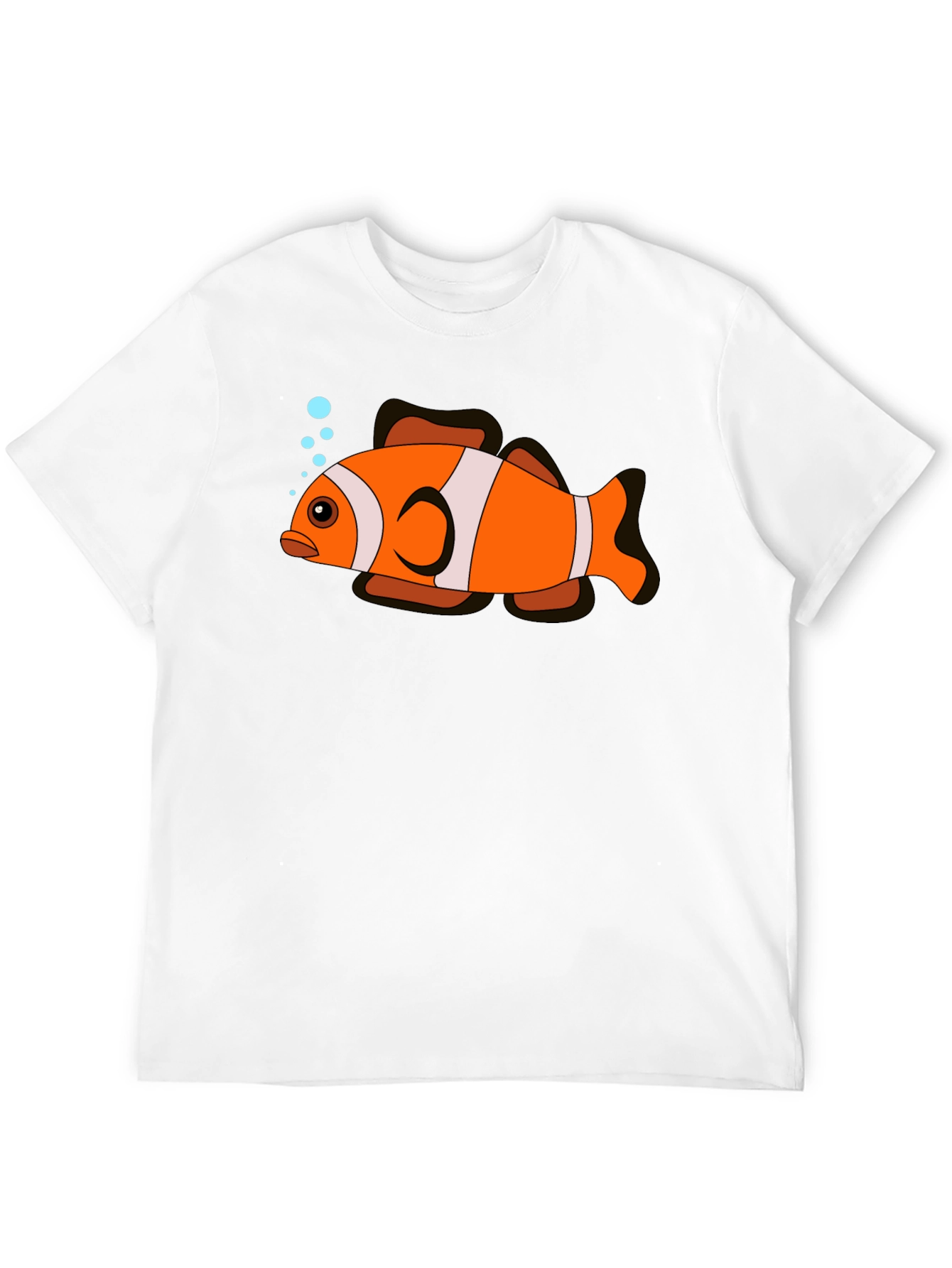 Clownfish Graphic Black T-Shirt