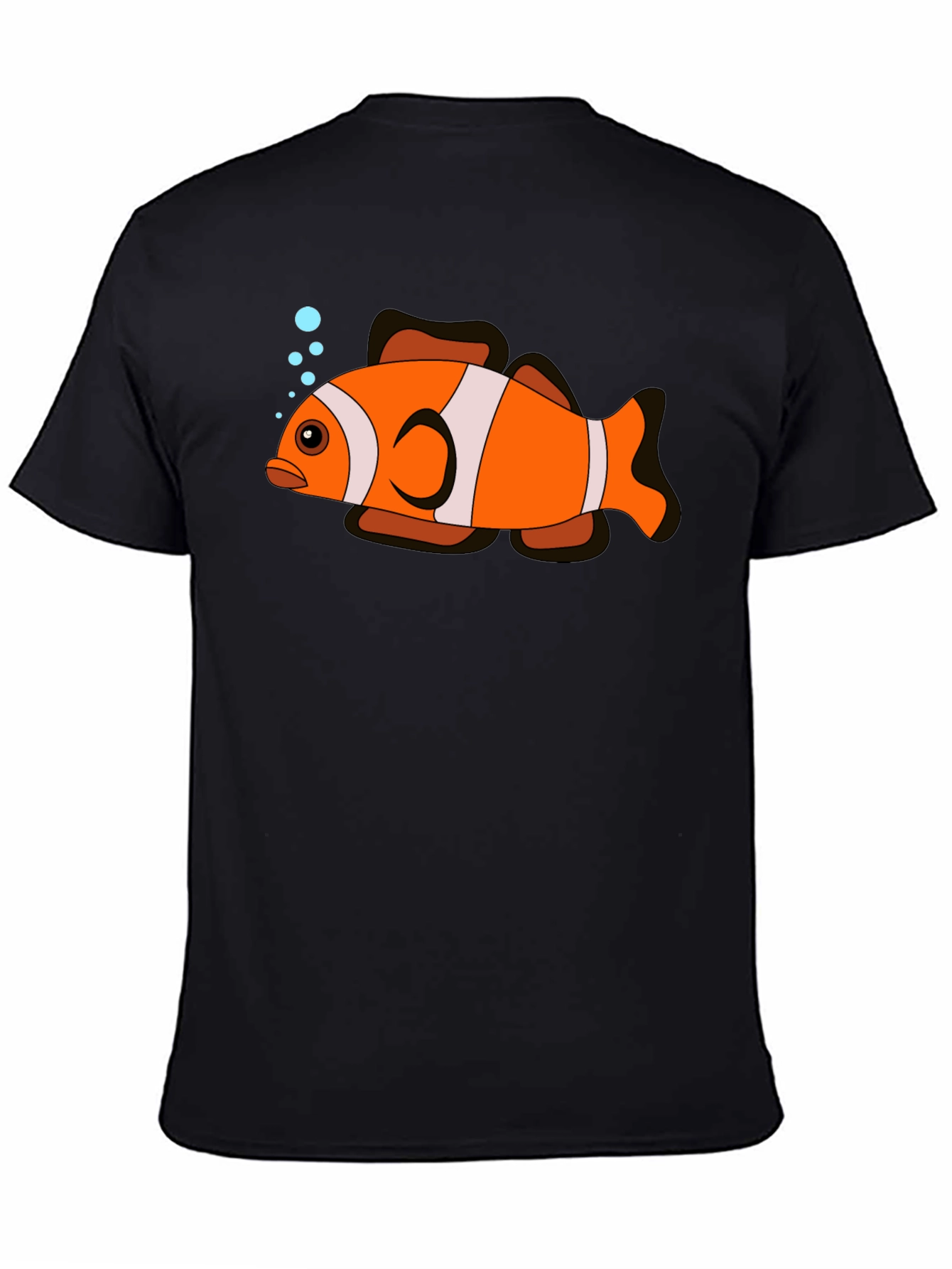 Clownfish Graphic Black T-Shirt