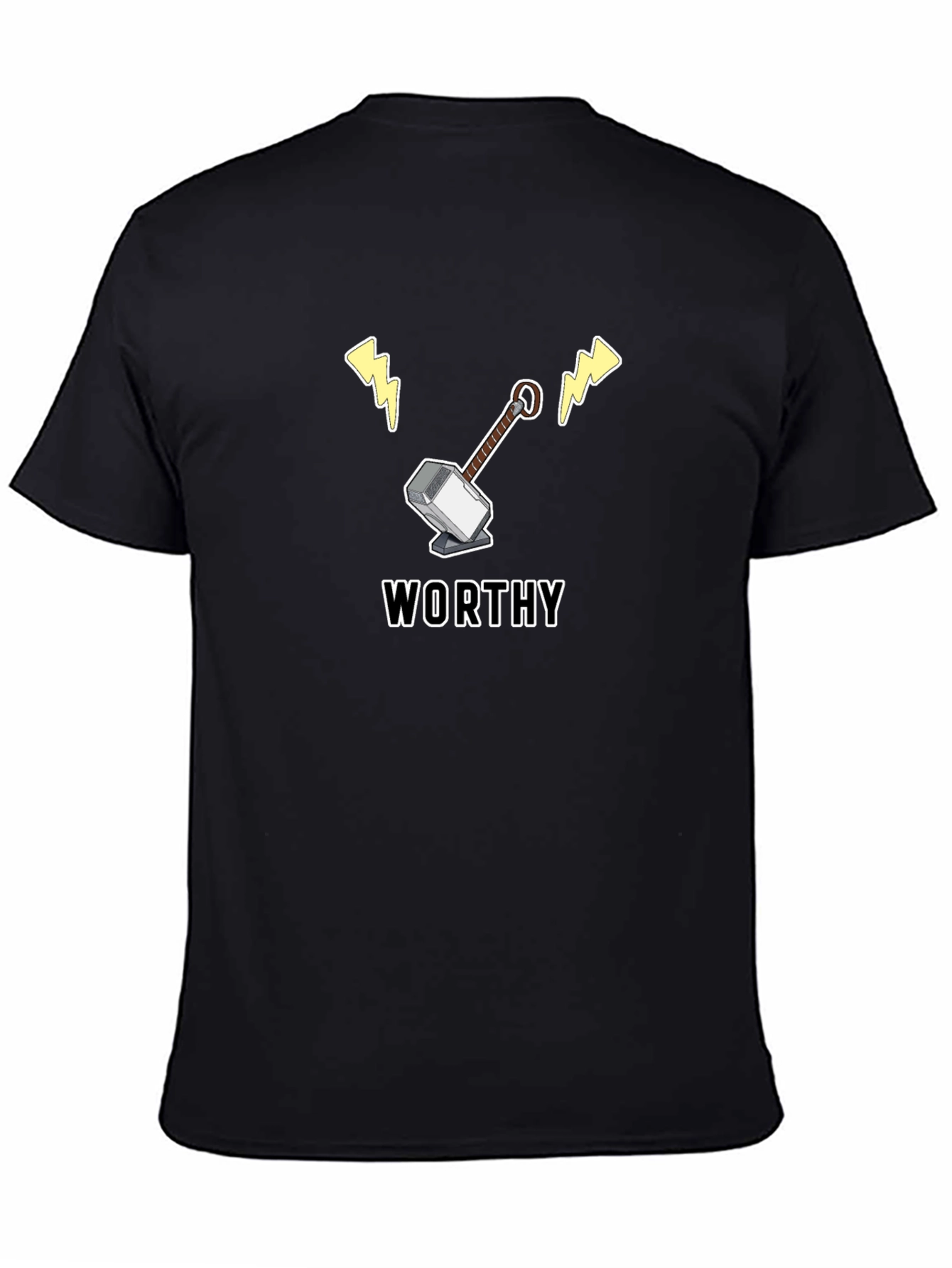 Worthy Hammer T-Shirt - Superhero Tee