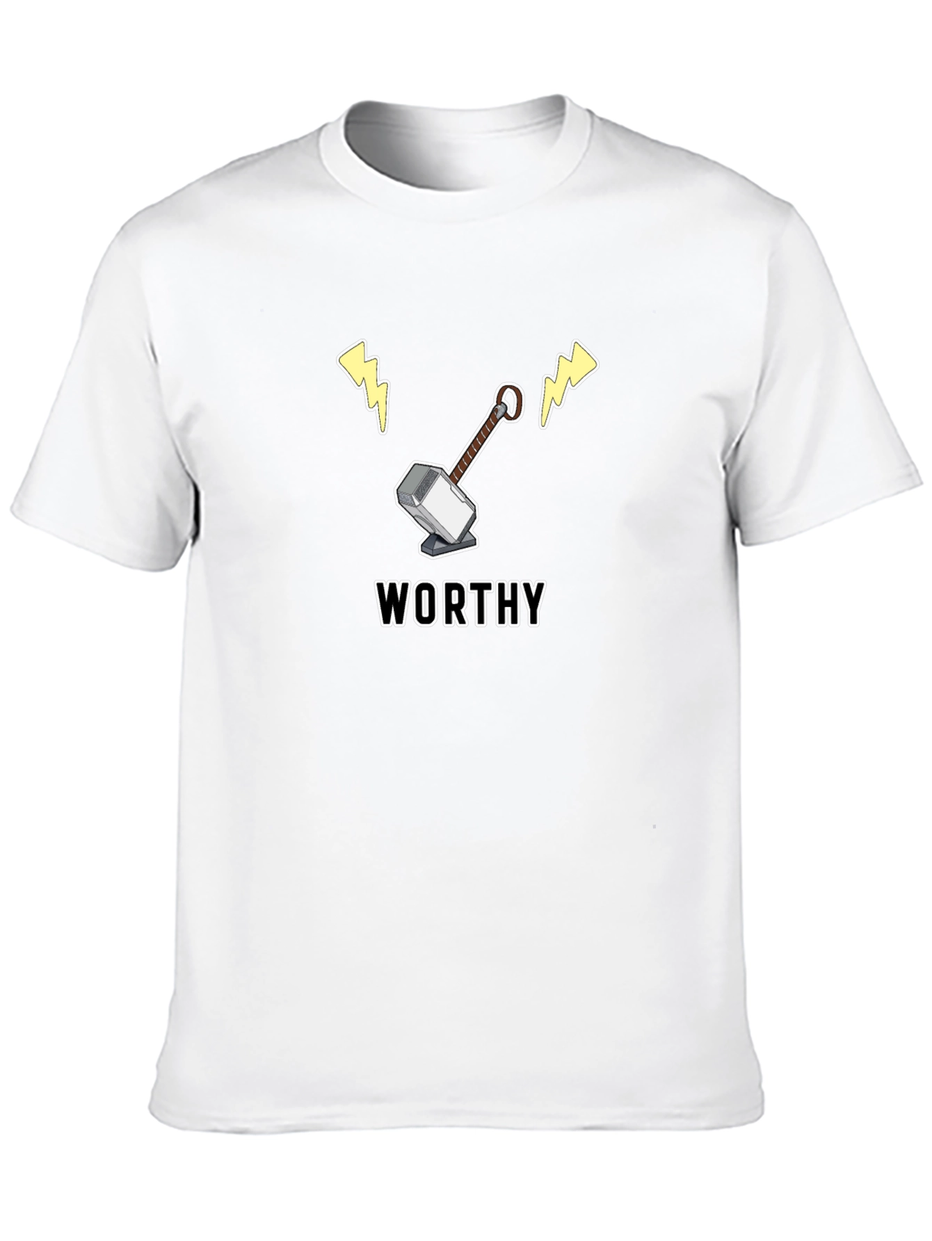 Worthy Hammer T-Shirt - Superhero Tee