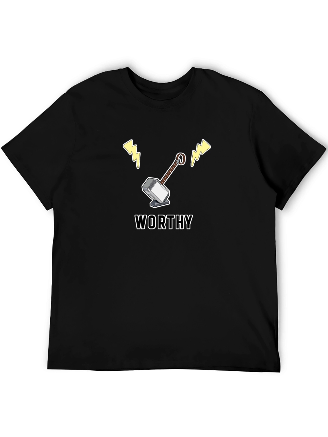 Worthy Hammer T-Shirt - Superhero Tee