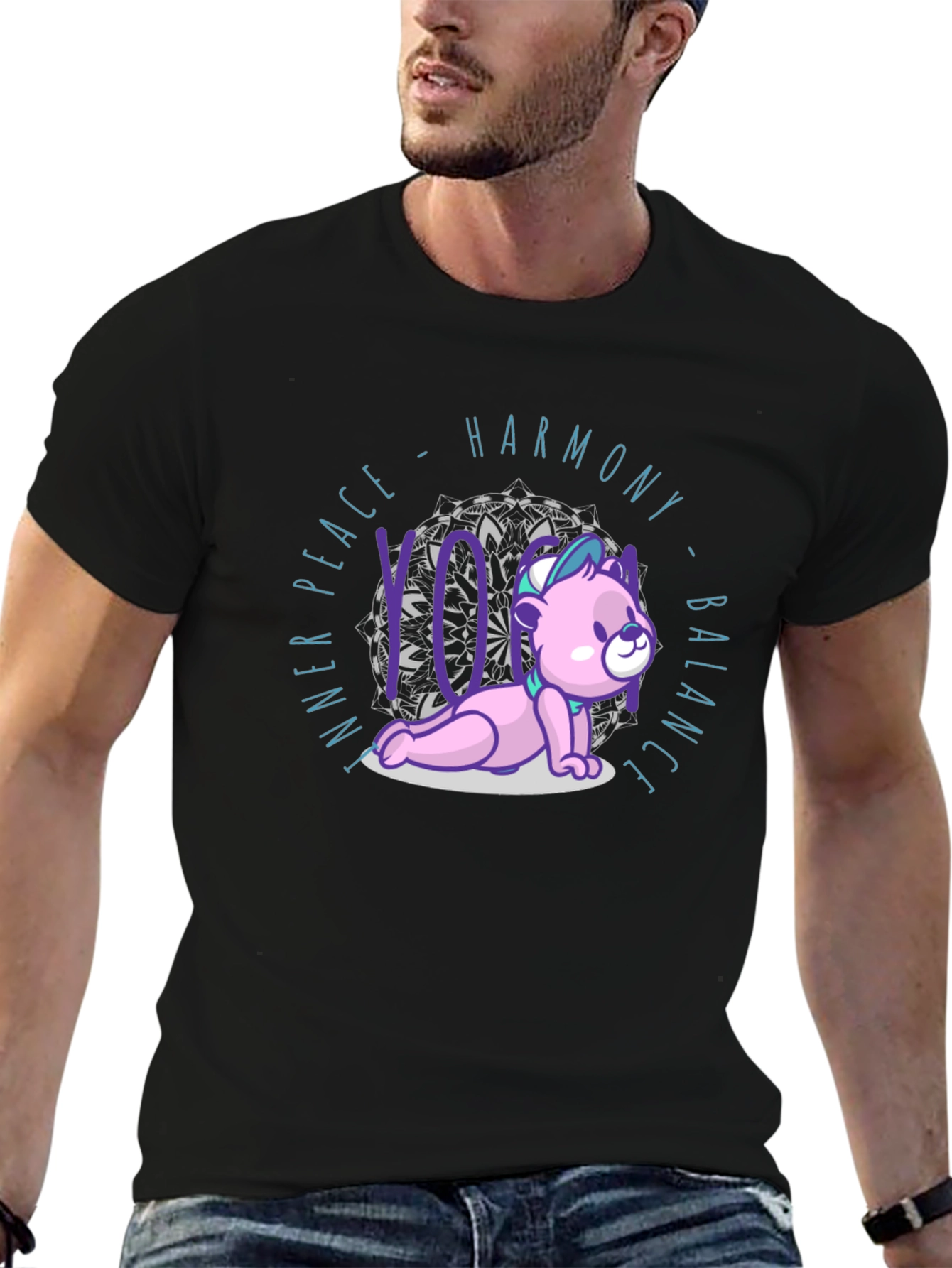 Yoga Bear T-Shirt: Harmony & Balance