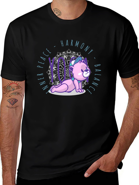 Yoga Bear T-Shirt: Harmony & Balance