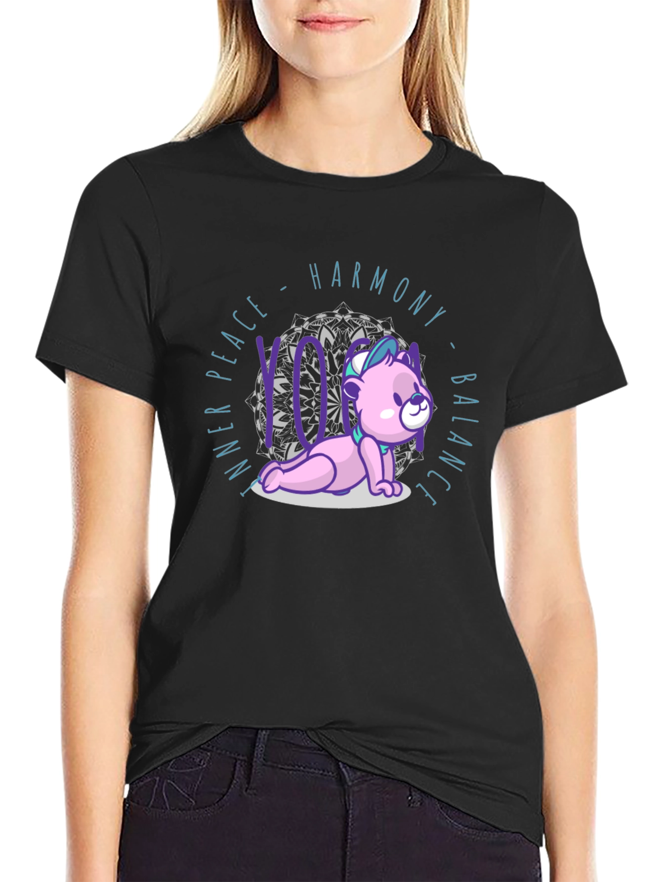 Yoga Bear T-Shirt: Harmony & Balance