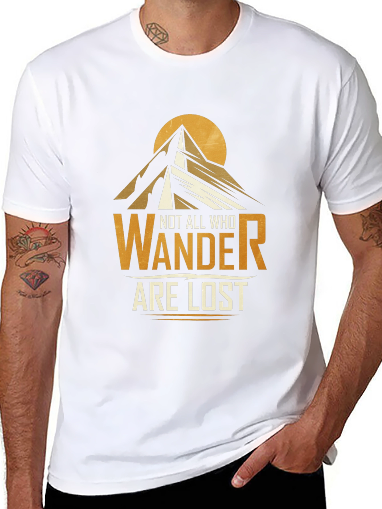 Wanderer Mountain Graphic T-Shirt
