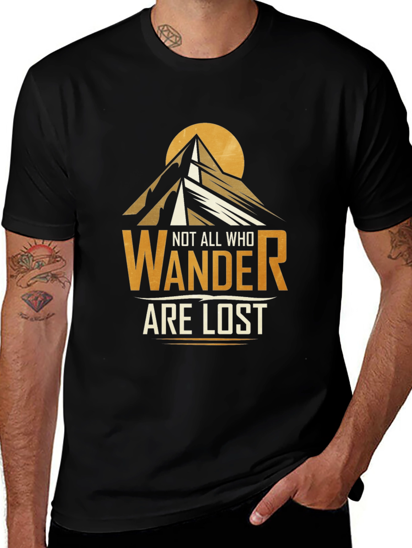 Wanderer Mountain Graphic T-Shirt