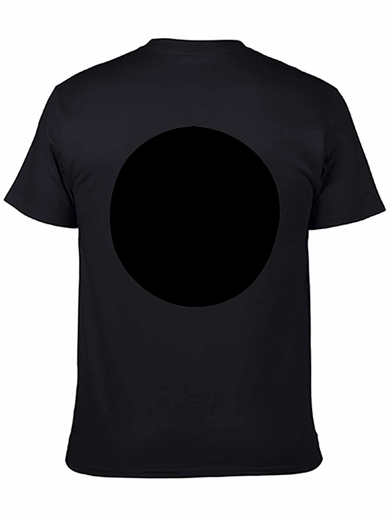 Black Crew Neck Short Sleeve T-Shirt