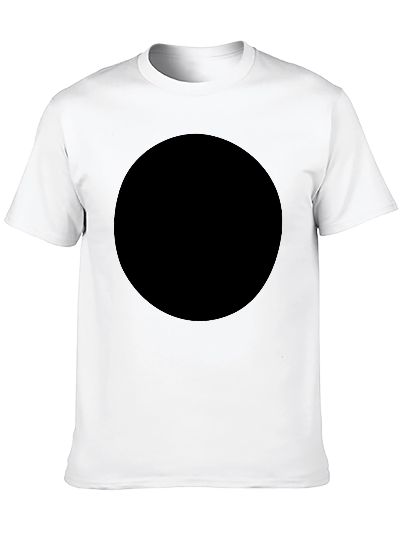 Black Crew Neck Short Sleeve T-Shirt