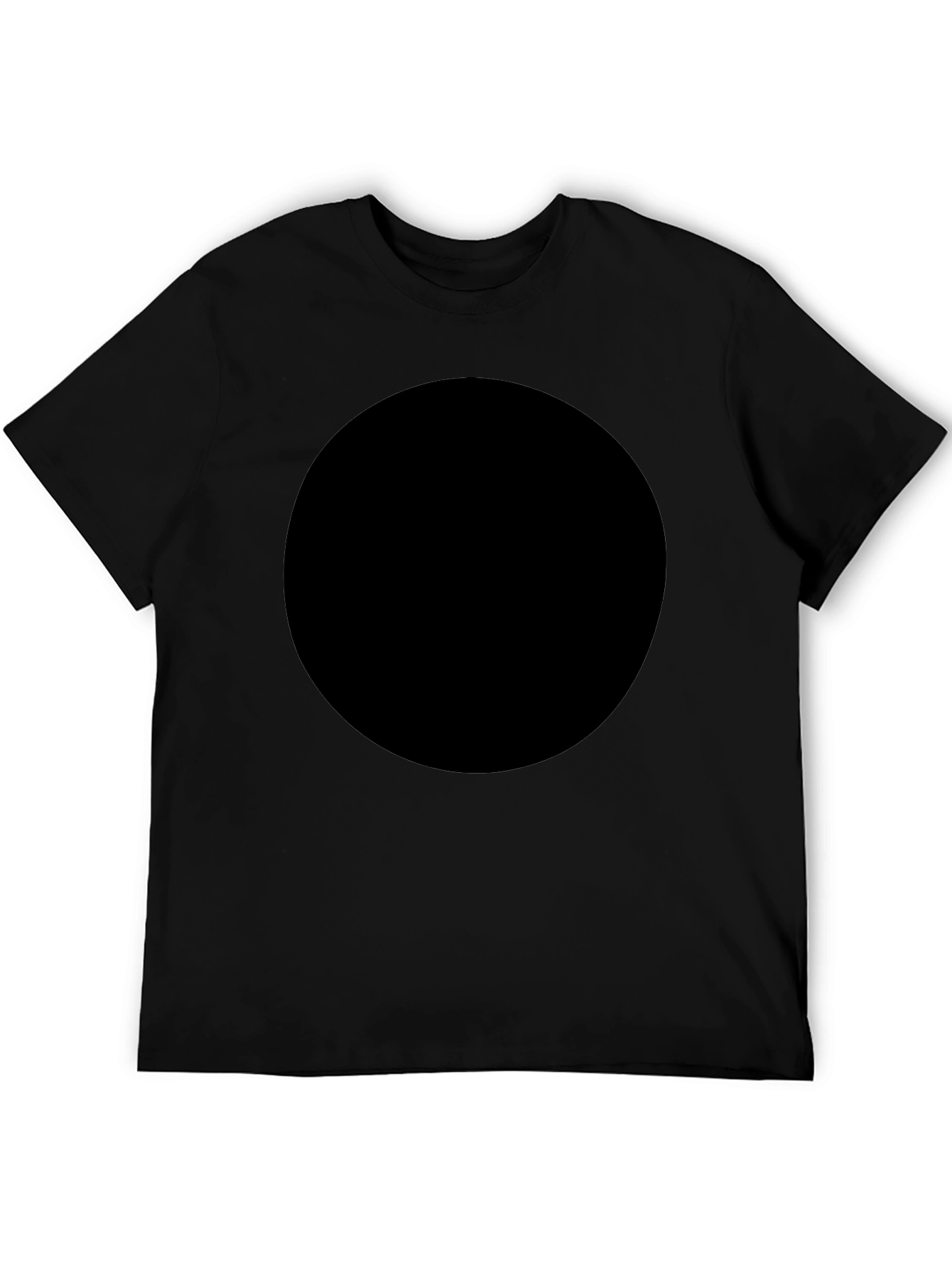 Black Crew Neck Short Sleeve T-Shirt