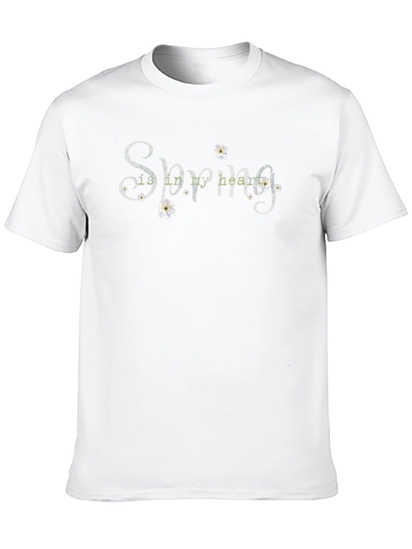 Spring In My Heart Black T-Shirt