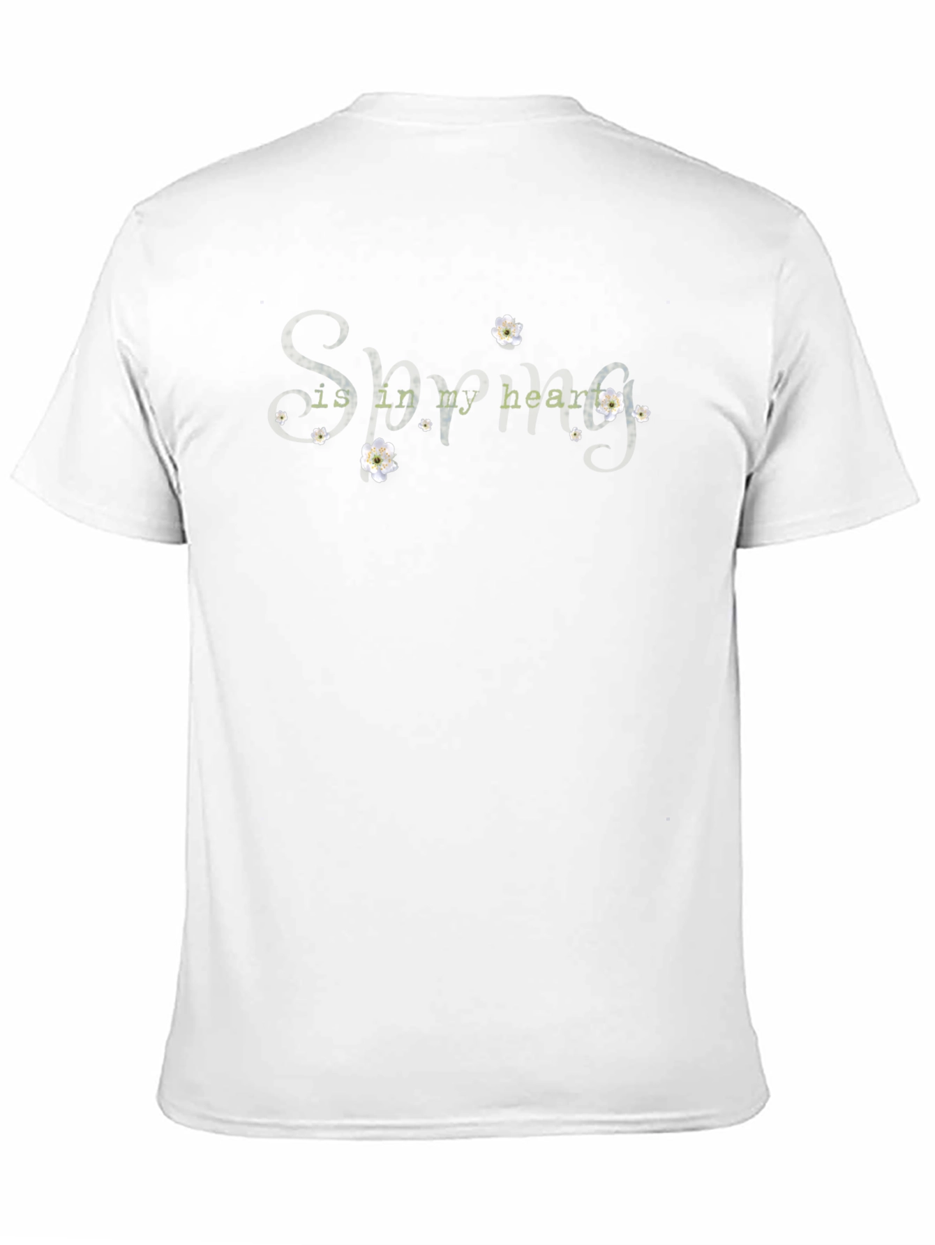 Spring In My Heart Black T-Shirt