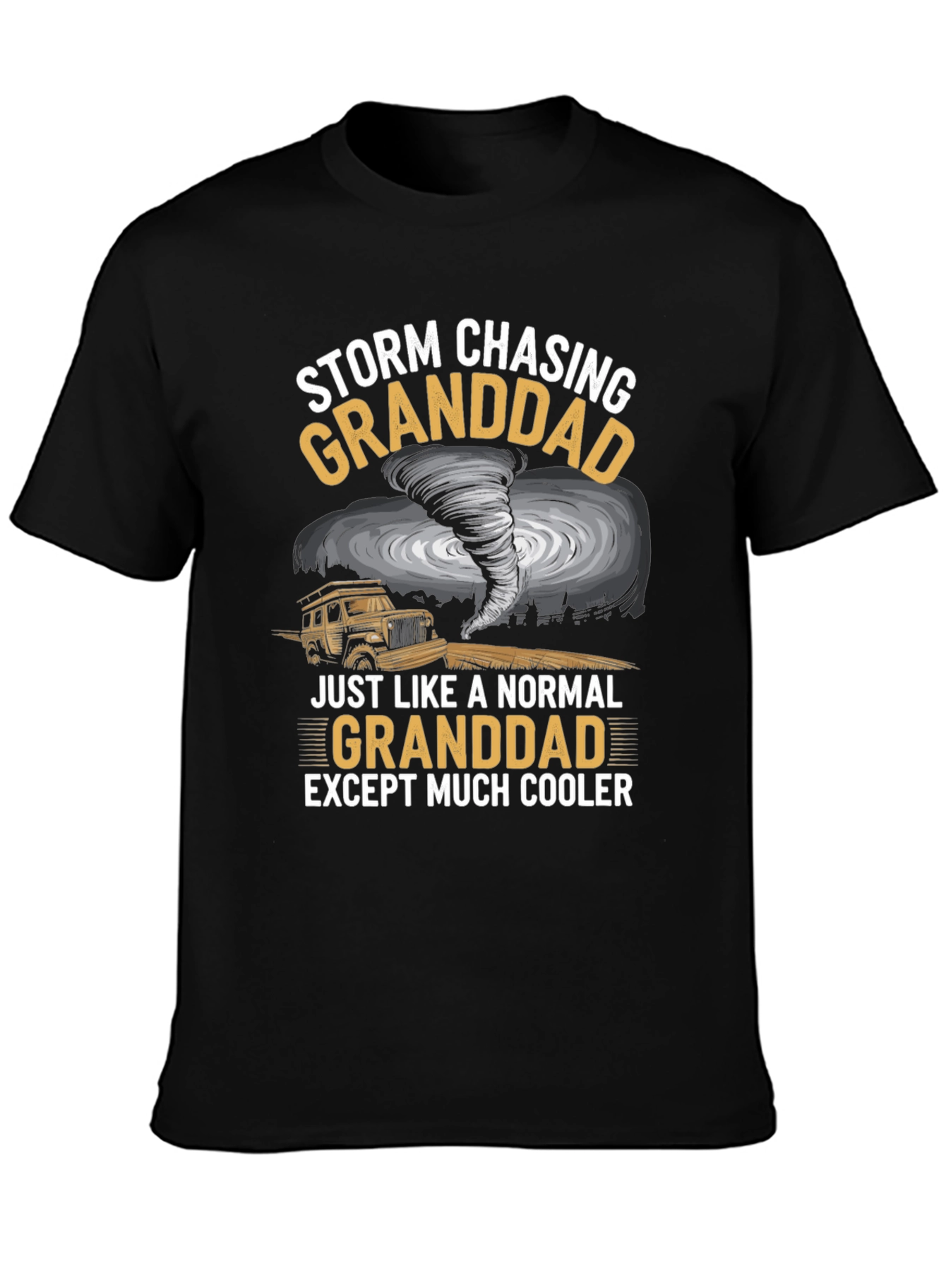 Storm Chasing Granddad Graphic T-Shirt