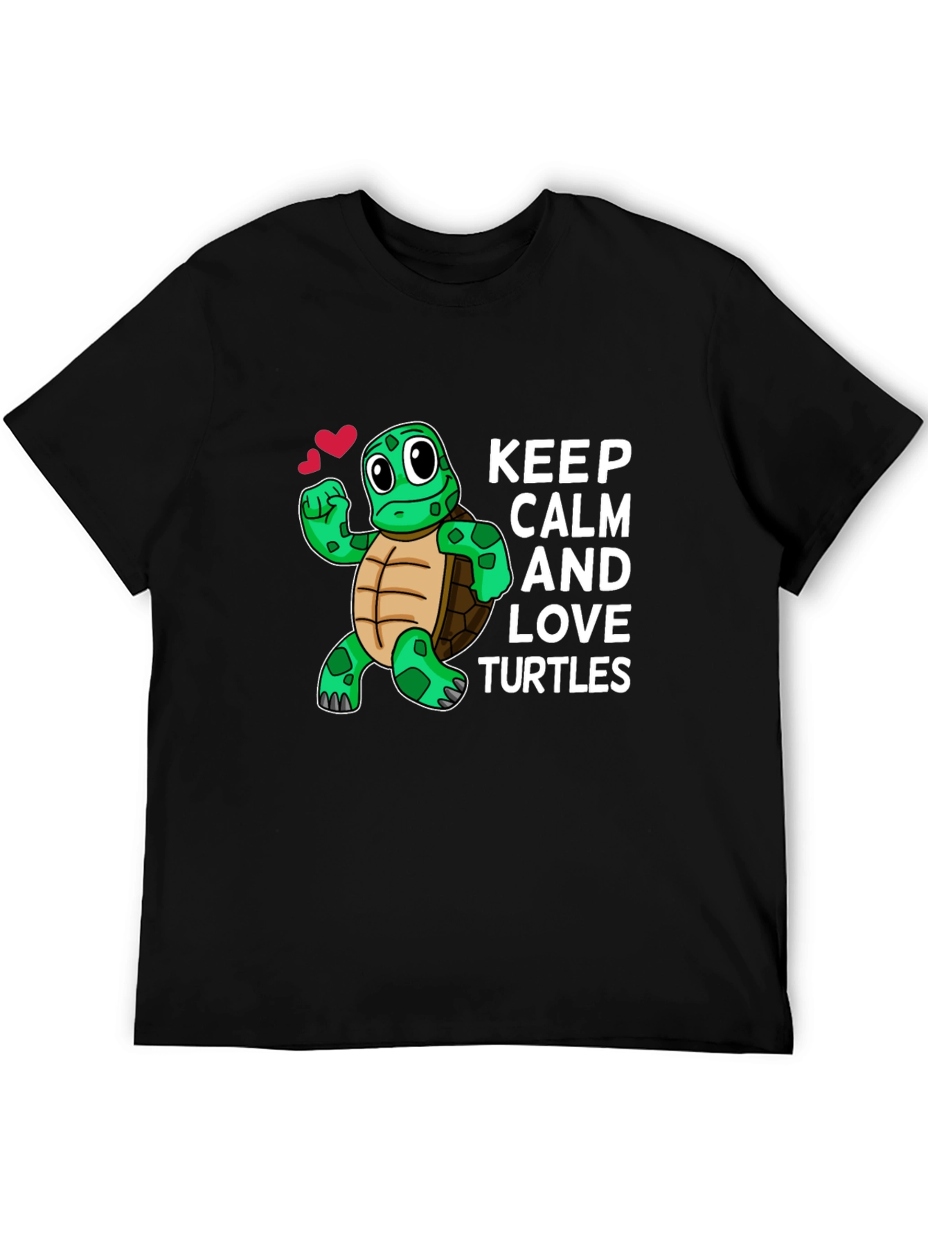 Keep Calm Love Turtles Graphic Tee