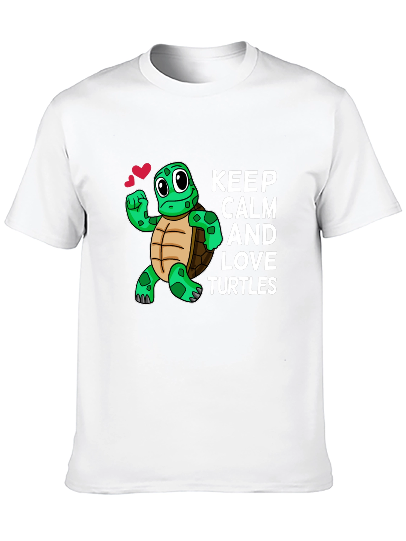 Keep Calm Love Turtles Graphic Tee