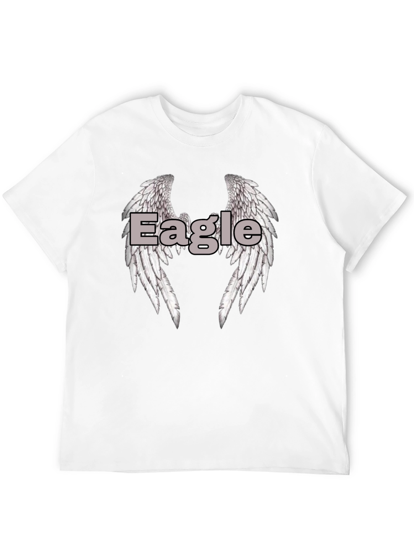 Eagle Wings Graphic Tee - Classic Black