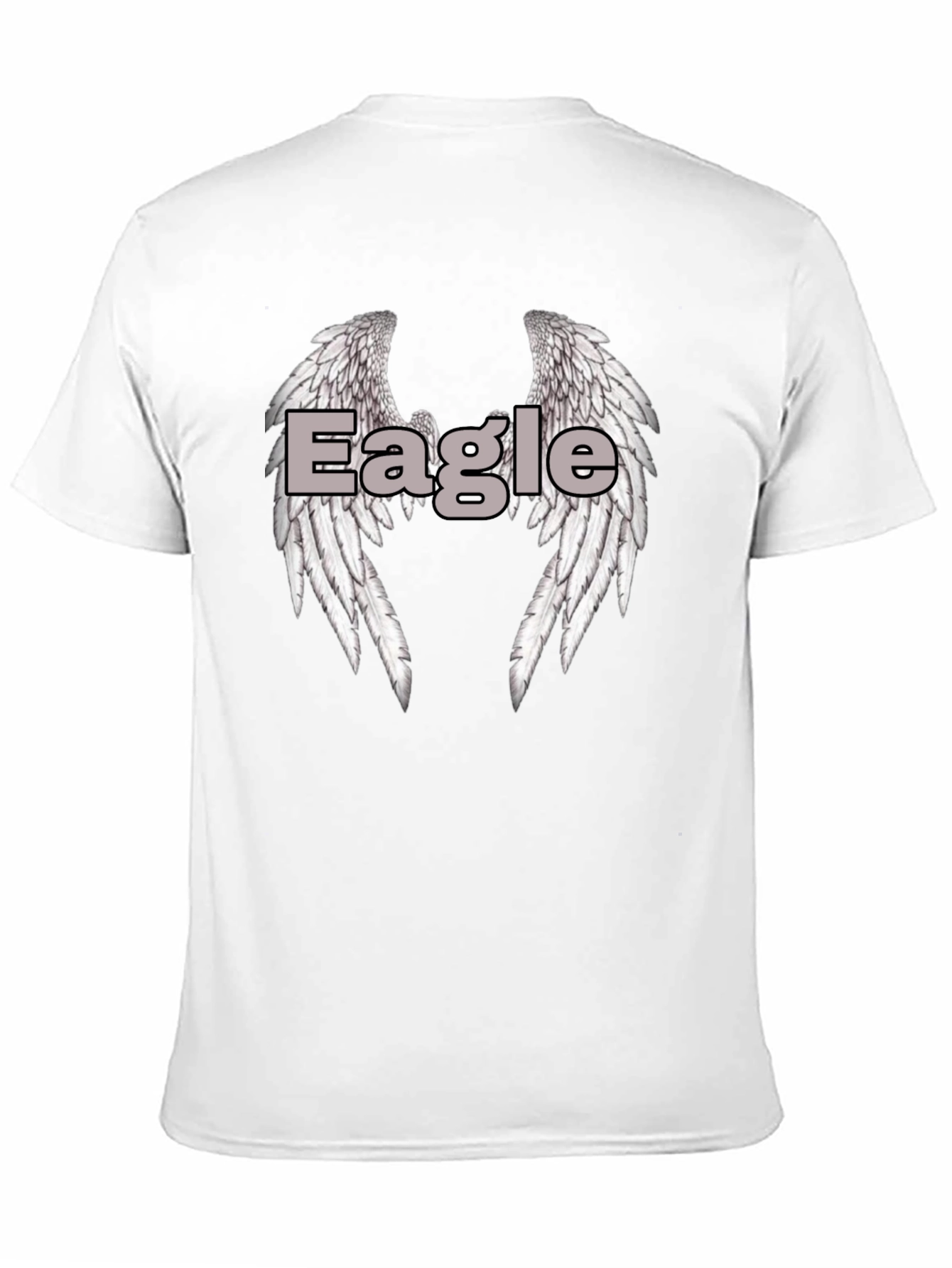 Eagle Wings Graphic Tee - Classic Black