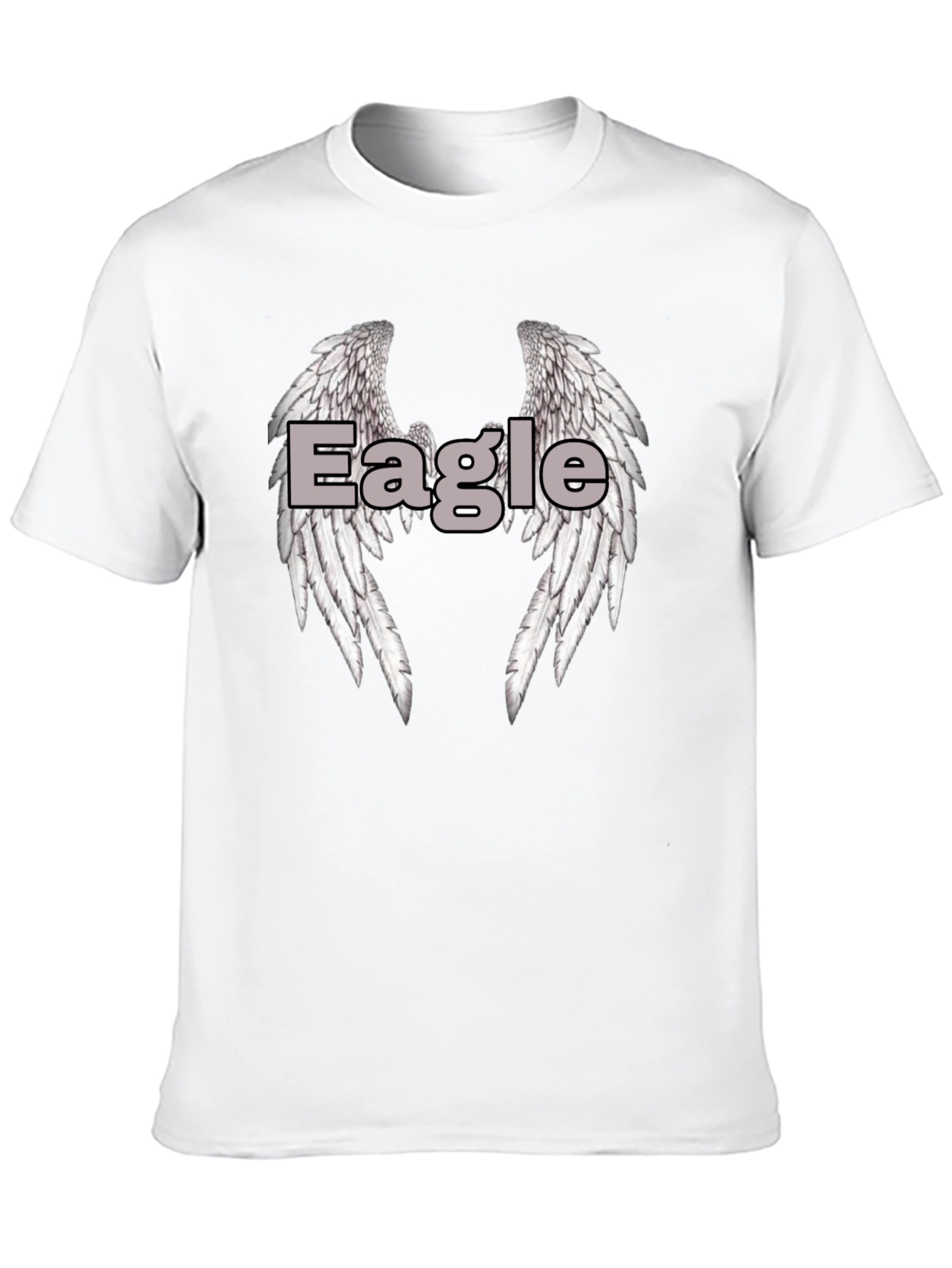Eagle Wings Graphic Tee - Classic Black
