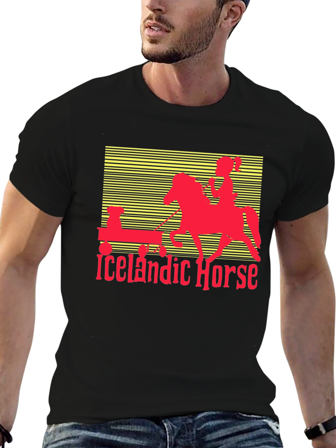 Icelandic Horse Graphic T-Shirt