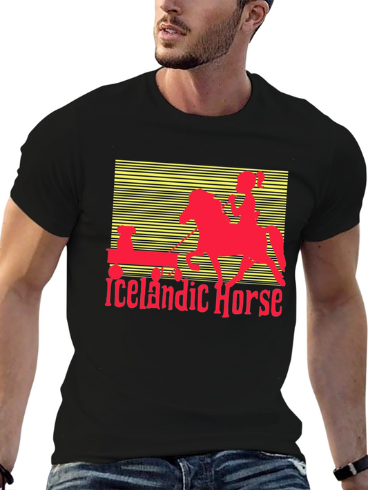 Icelandic Horse Graphic T-Shirt
