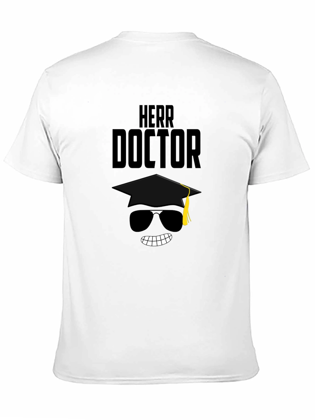 Herr Doctor Graduation T-Shirt - Black
