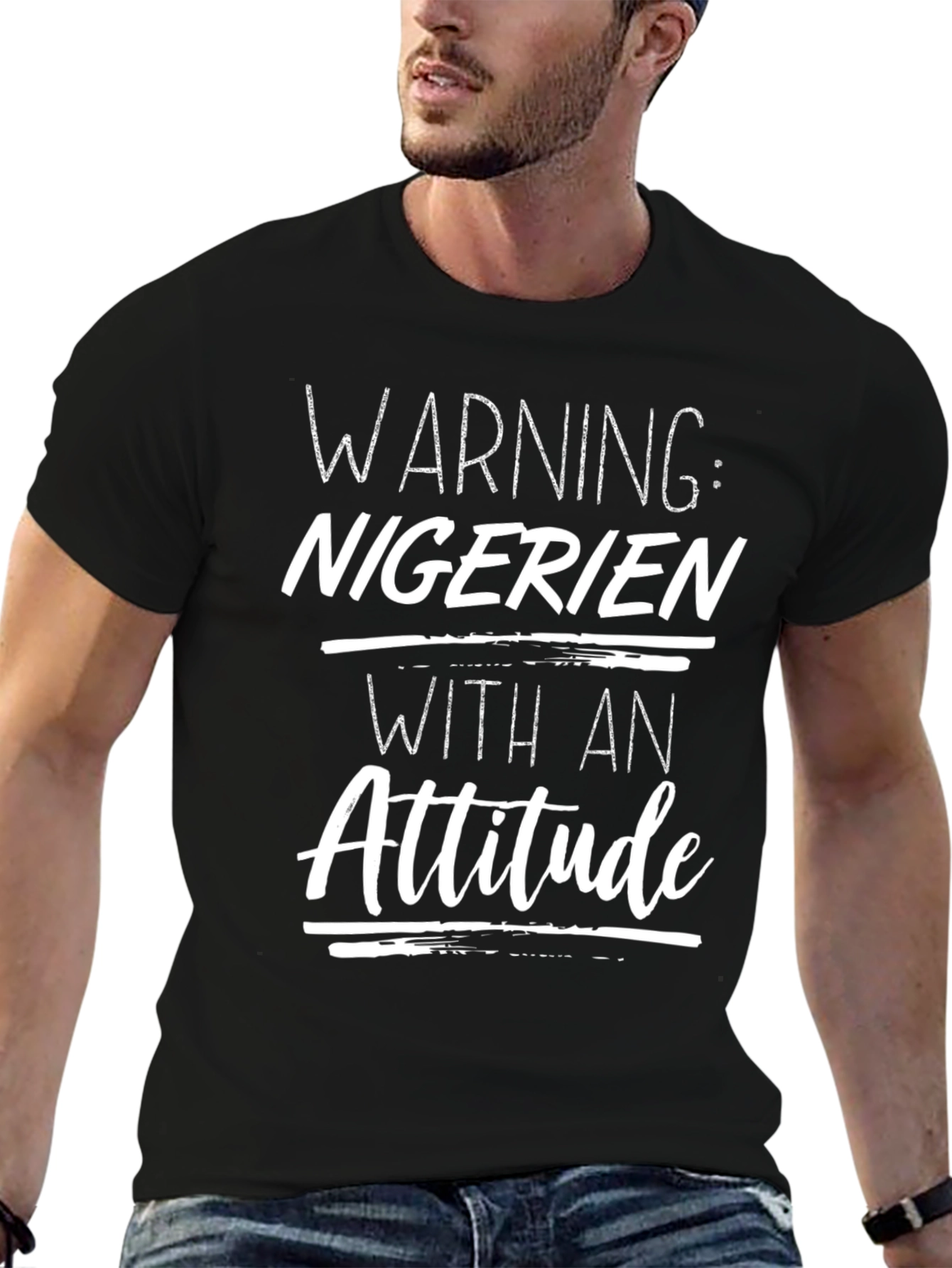 Nigerian with an Attitude Graphic Tee
