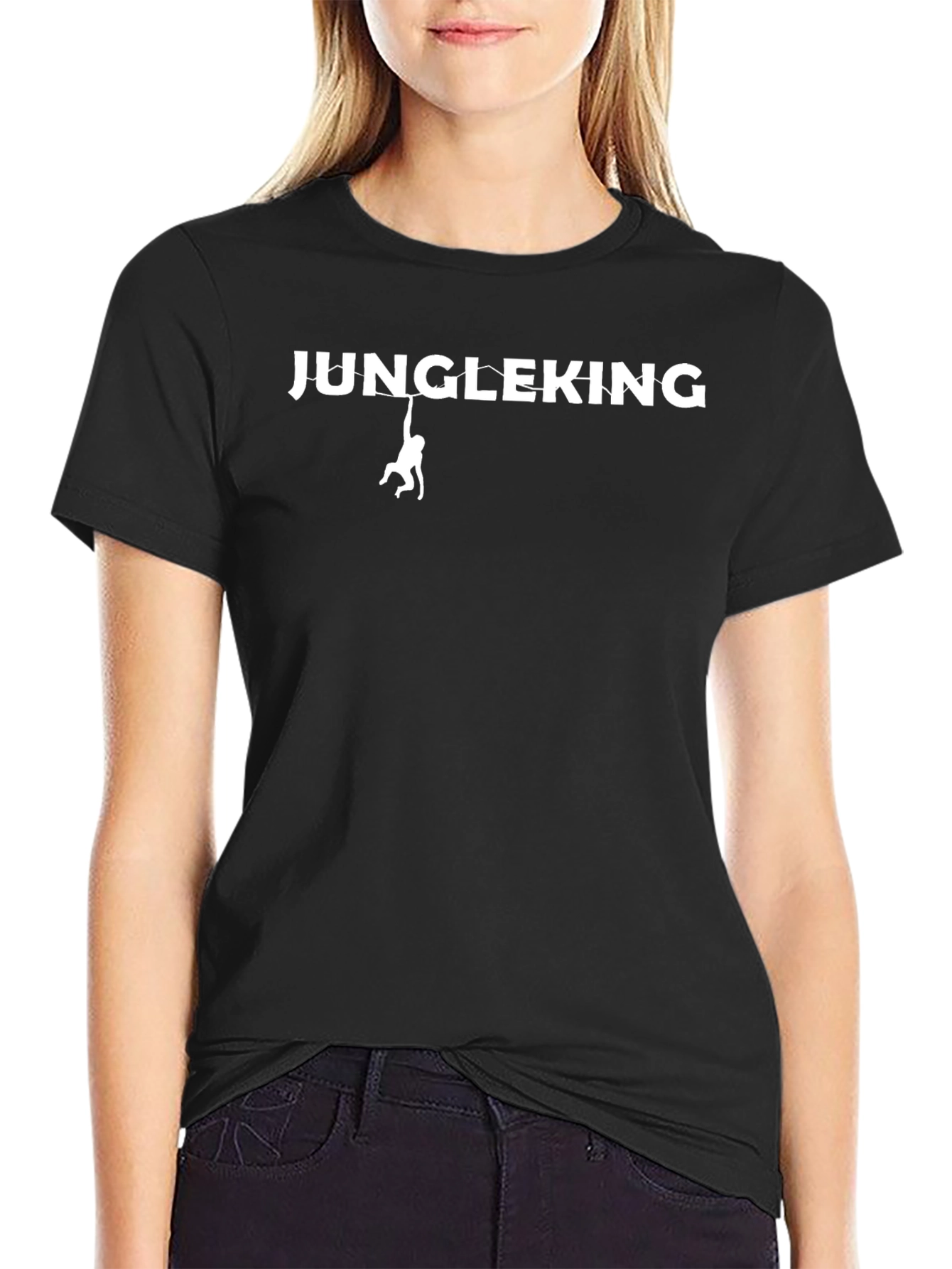 Jungleking Graphic Tee - Premium Cotton Crew Neck T-Shirt