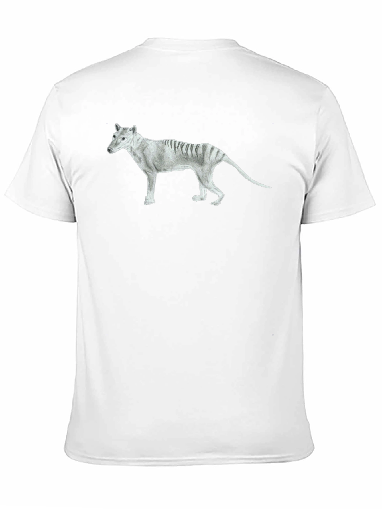 Tasmanian Tiger Graphic Tee - Extinct Animal T-Shirt