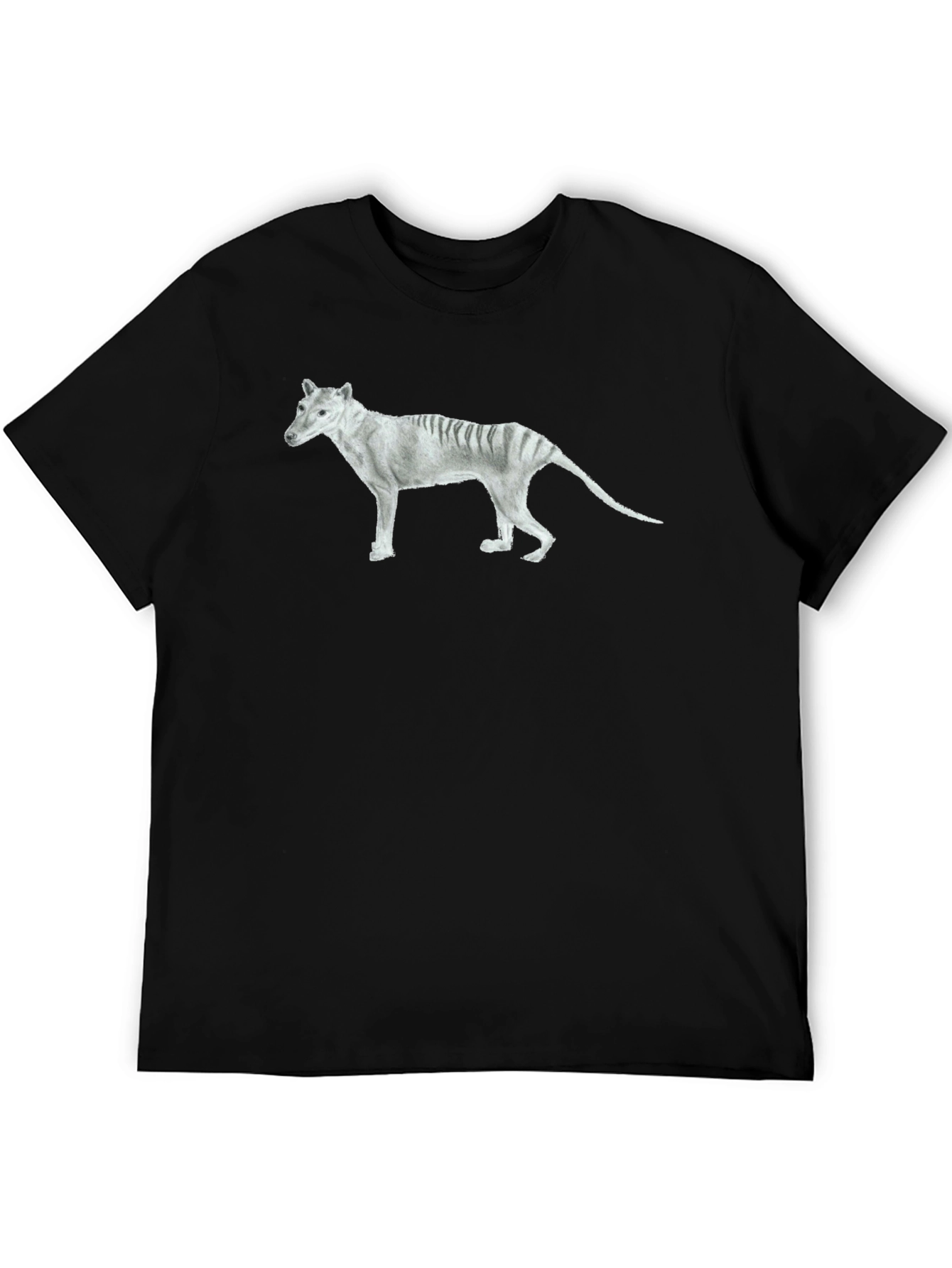 Tasmanian Tiger Graphic Tee - Extinct Animal T-Shirt