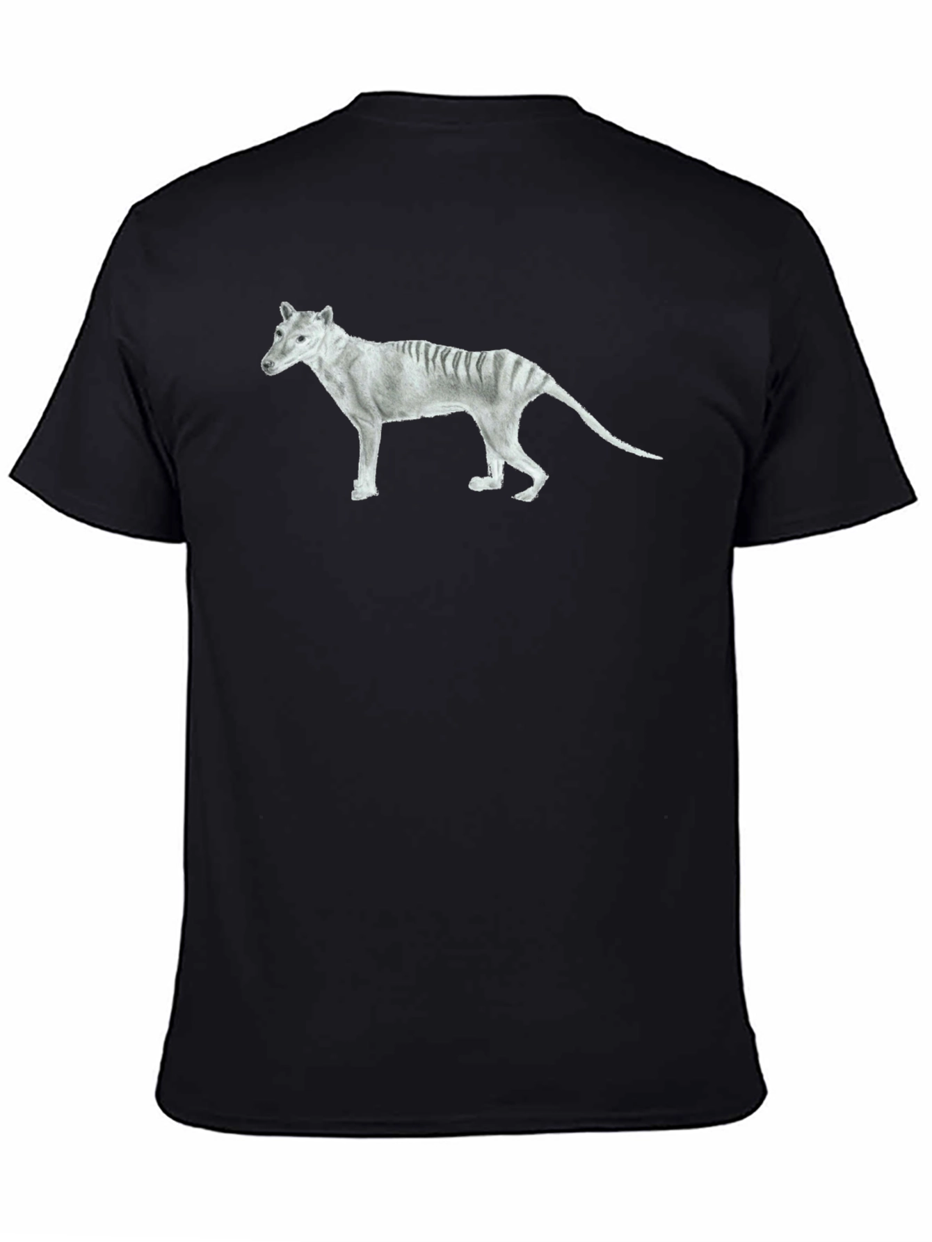 Tasmanian Tiger Graphic Tee - Extinct Animal T-Shirt