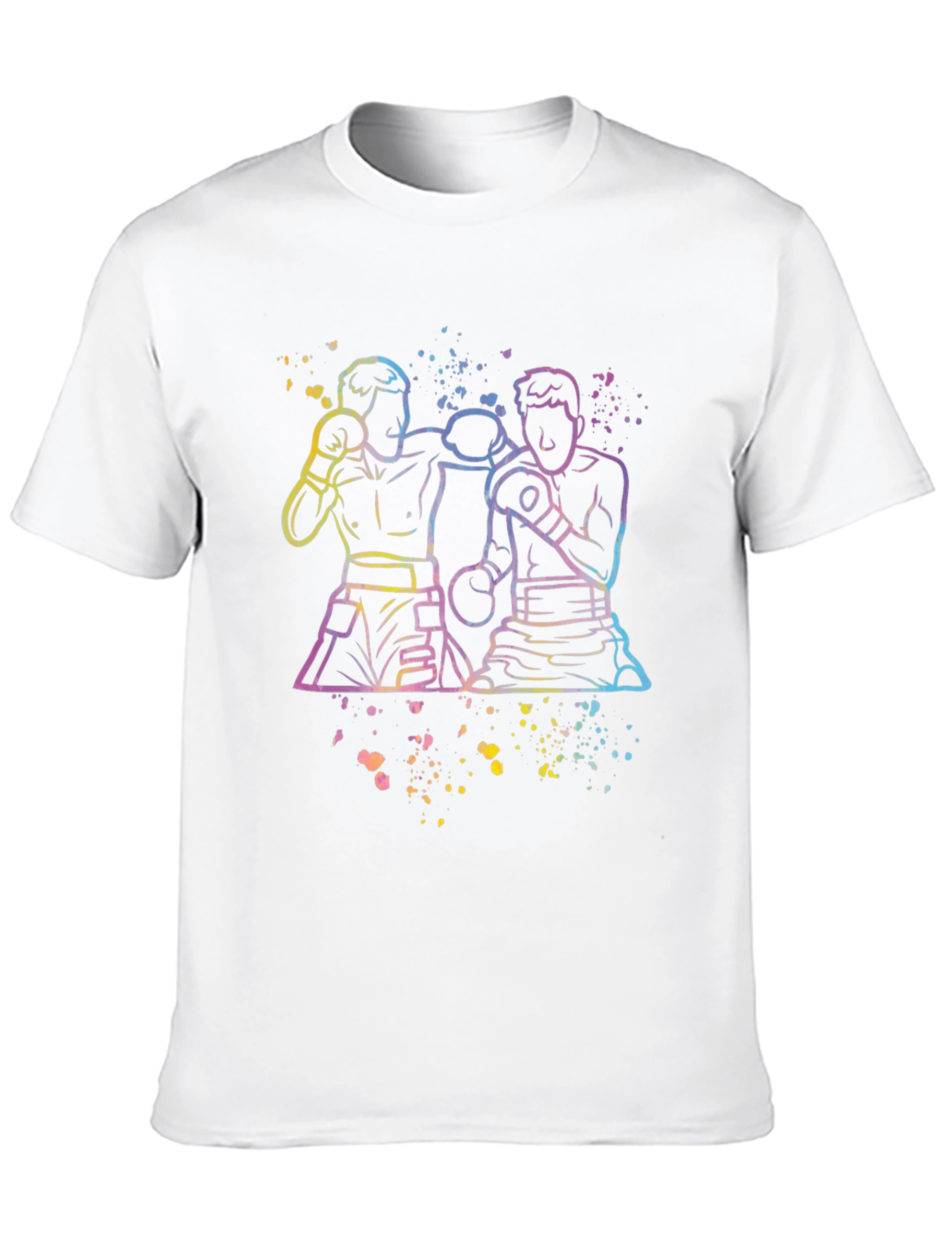 Neon Boxer Graphic Tee - Mens Black T-Shirt