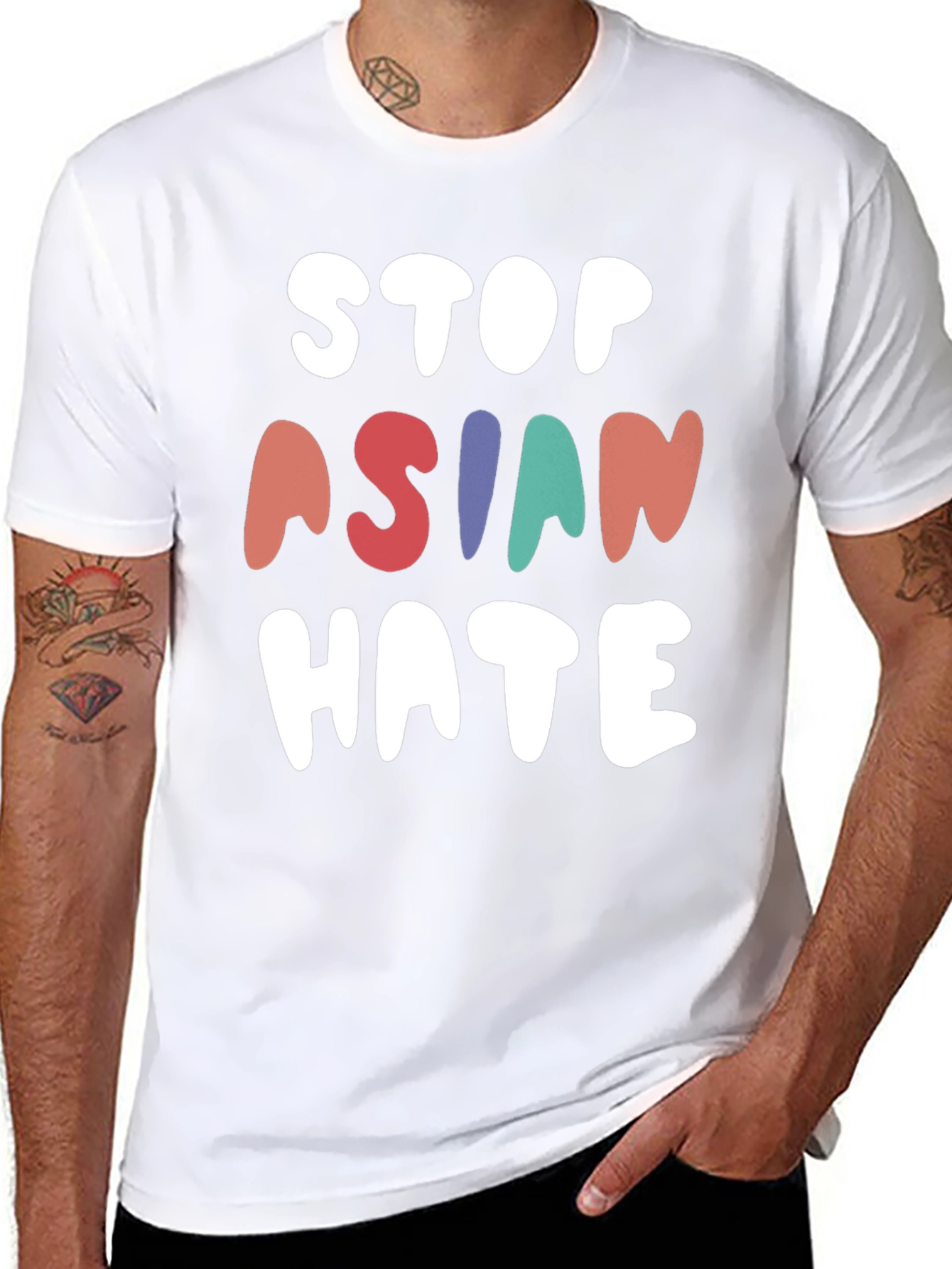Stop Asian Hate Graphic Tee - Unisex