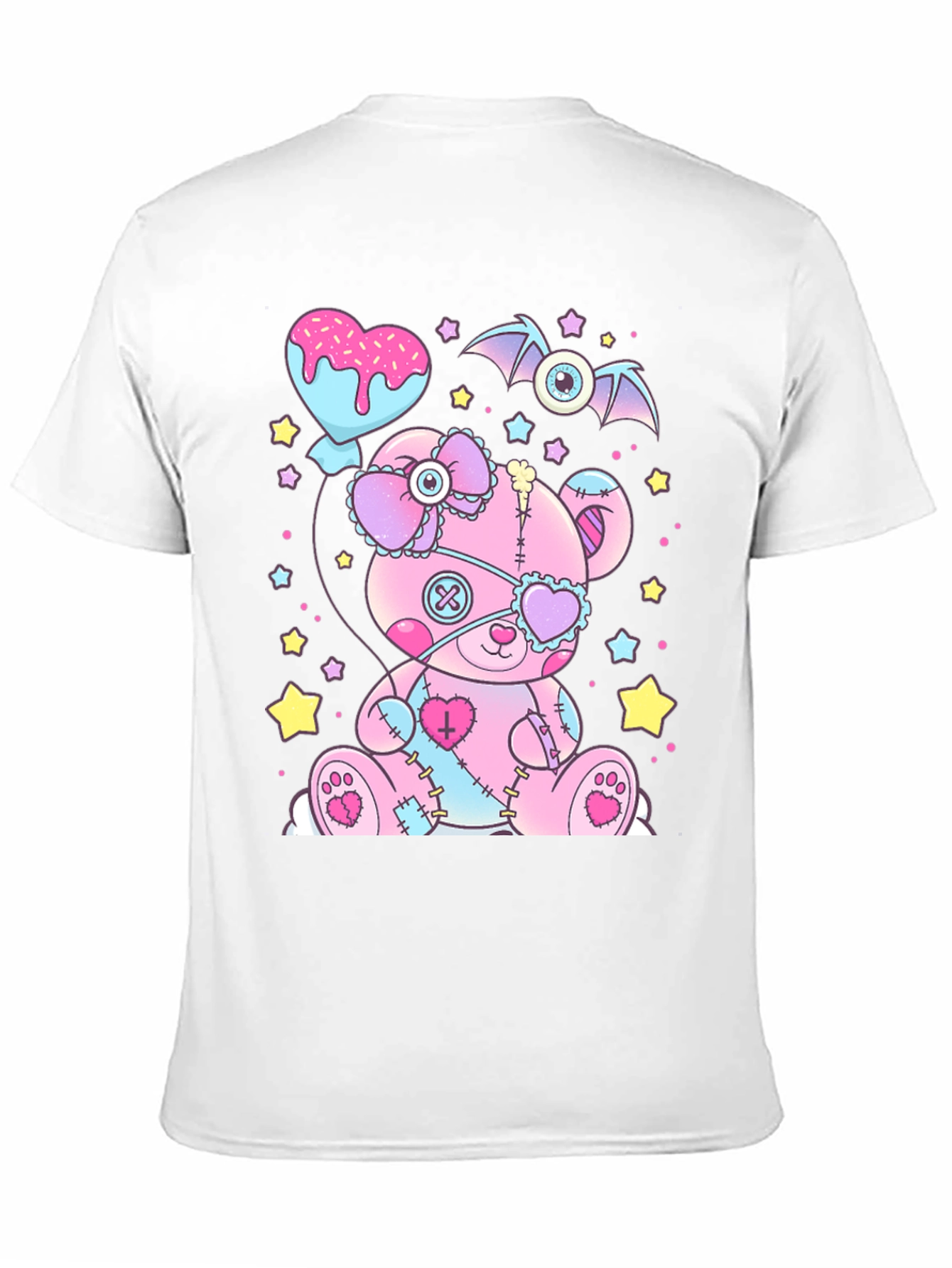 Creepy Cute Pastel Goth Teddy Bear T-Shirt