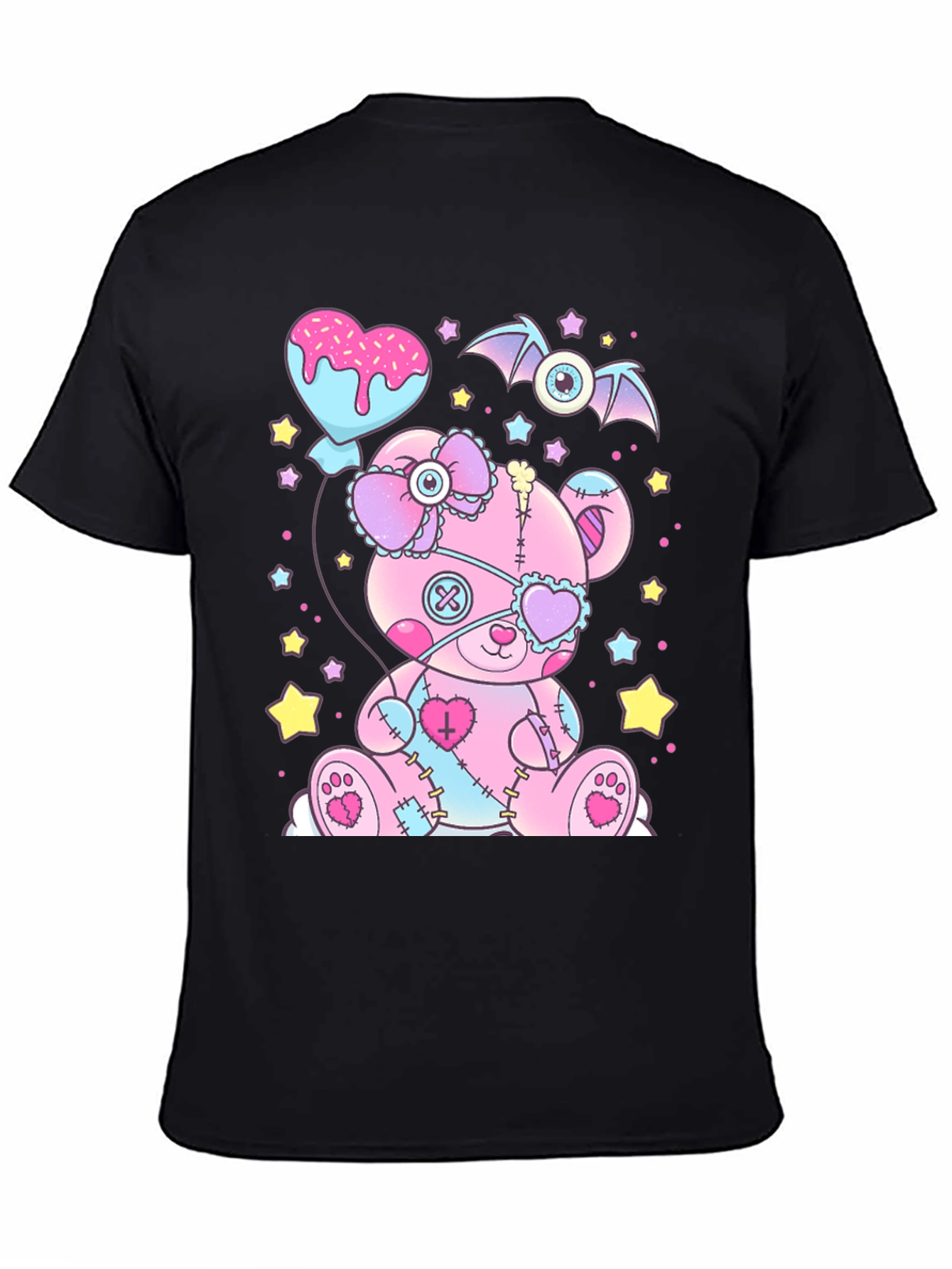 Creepy Cute Pastel Goth Teddy Bear T-Shirt