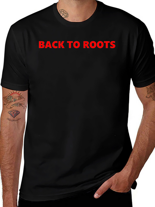 Back to Roots Black T-Shirt
