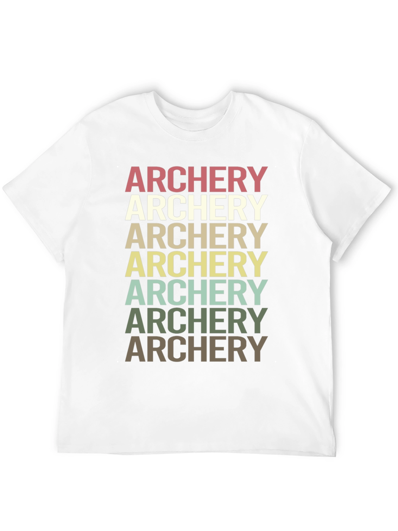Retro Archery Graphic Tee - Unisex Black T-Shirt