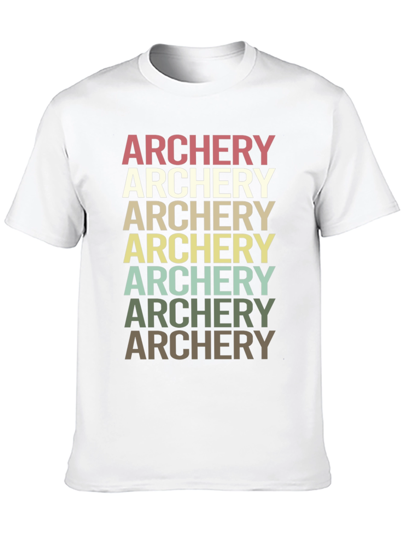 Retro Archery Graphic Tee - Unisex Black T-Shirt