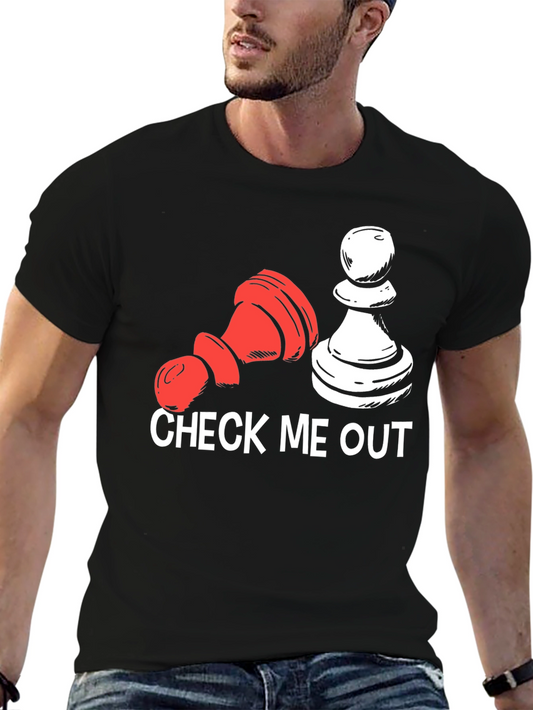 Check Me Out Chess T-Shirt - Black